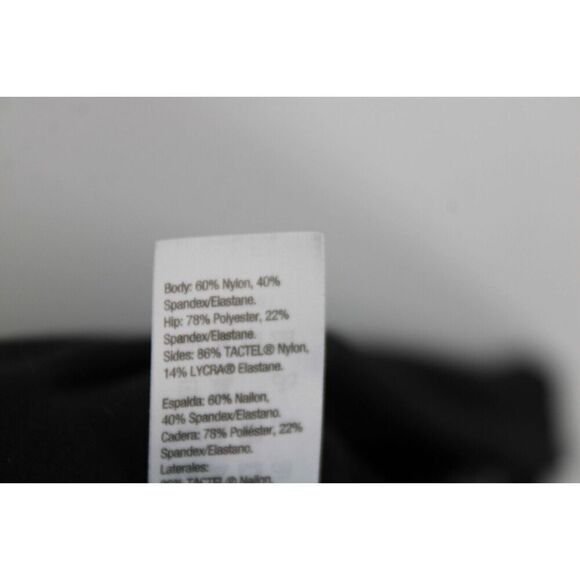 Spanx Color block Compression Capri Pants Sz Small Black Orange Pink - Picture 7 of 7